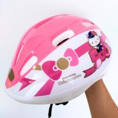 美品♥ハローキティ新幹線ヘルメット 50〜56cm 3〜8歳