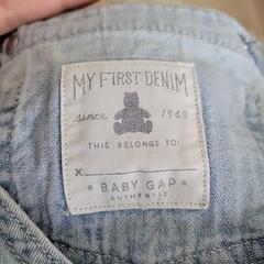 GAP デニムサロペットの画像