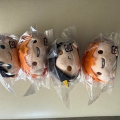 ハイキューのるキャラマスコットぬいぐるみ4体セット