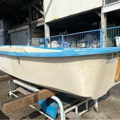 中古セット艇　ヤマハシーパック10(2分割)　+　船外機　スズキ4st2PS(新品)の画像