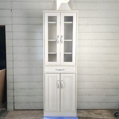 食器棚 カップボード 幅580×奥290×高1820mm 25f菊NS