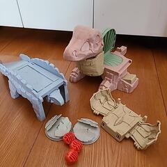 アニア 合体恐竜探検島  恐竜バトル  ティラノサウルス  アンキロサウルス  プテラノドン  スピノサウルス  おもちゃ    の画像