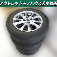タイヤ付きホイール 4本セット マツダ デミオ 純正 15×5....