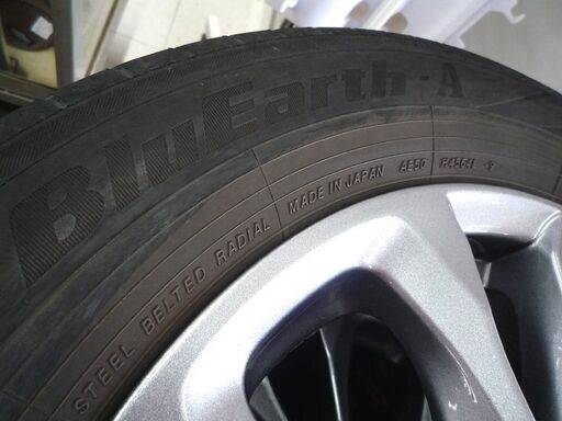 タイヤ付きホイール 4本セット マツダ デミオ 純正 15×5.5J ET40 4H PCD100 185/65R15 MAZDA 中古 苫小牧西店
