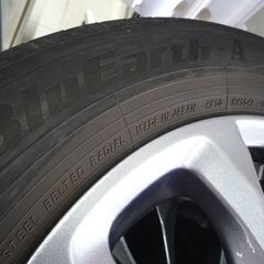 タイヤ付きホイール 4本セット マツダ デミオ 純正 15×5.5J ET40 4H PCD100 185/65R15 MAZDA 中古 苫小牧西店の画像