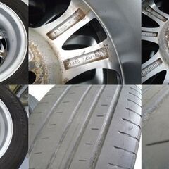 タイヤ付きホイール 4本セット マツダ デミオ 純正 15×5.5J ET40 4H PCD100 185/65R15 MAZDA 中古 苫小牧西店の画像