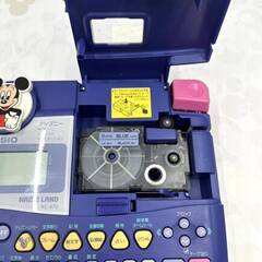 【R801】CASIO/カシオ/ディズニーキャラクターズ/シールワープロ/ネームランド/KL-470/Disney/箱入り/中古/現状品の画像