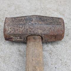 ハンマー　かなづち　石頭ハンマー　石材工具　　の画像
