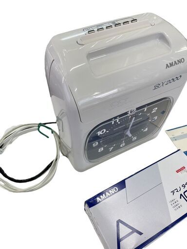☆AMANO タイムレコーダー BX2000 4欄印字 電子タイムレコーダー