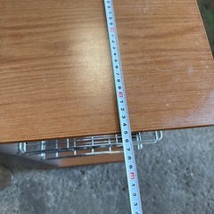 天板木製キャスター付き　キッチンワゴンの画像