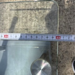 ガラス製テレビ台　お譲りします。の画像