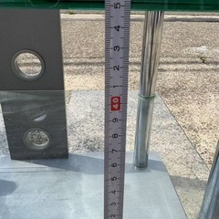 ガラス製テレビ台　お譲りします。の画像