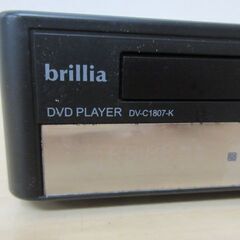ジャンク品 ＤＶＤプレイヤー ＤＶ-Ｃ1807-Ｋ brillia 映像機器 ブラック ブリリア アズマ DVDの画像