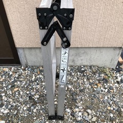 脚立　アルミ合金製はしご兼用　天板高81cm はしご長さ172cmの画像