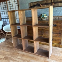 無印良品　棚　ウォルナット調　　