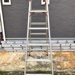 はしご兼用脚立　PRO-180A PiCa　 脚立の高さ=173cm 脚立の有効高さ=143cm はしごの長さ:367cm 最大使用質量(重量):130kgの画像