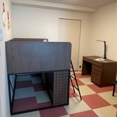 ※取引済　子供用ロフトベット＆机セットの画像