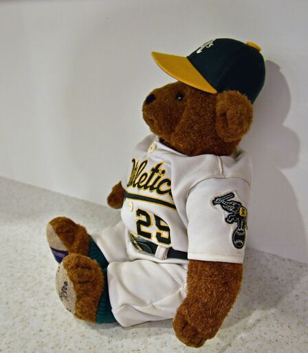 ●クーパーズタウンベアー●アスレチックス　1993　テディベア　相模原●cooperstown bears●オークランド●限定●