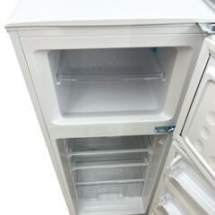 【ドリーム池田店】↓値下げしました↓アイリスオーヤマ　118L　2ドア冷蔵庫　ホワイト　IRSD-12B-W　2024年製　IKX-51の画像
