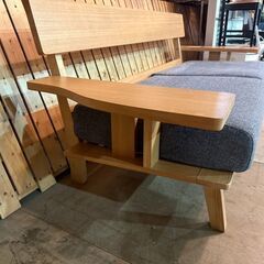 【愛品館 市原店】浅川家具　2人掛けワイドソファの画像