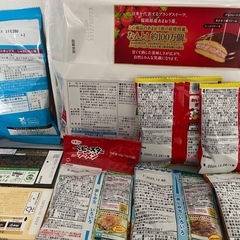 色々なお菓子の画像