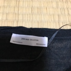ザラのカーディガンサイズ表記無しの画像