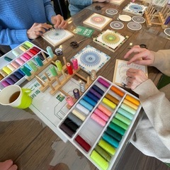 糸掛け曼荼羅アート🧵参加者募集