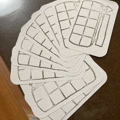 ご褒美カード2種 5枚セットの画像
