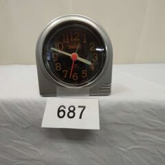 【687】(北見市民限定・6月21日限定)ミニ目覚まし時計（北見...