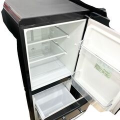 ☆ジモティー割有☆エディオンGangle149L2ドア冷蔵庫ブラックAWG