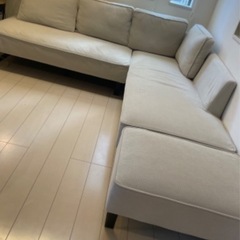 12万円ほぼ新品カウチソファ3点
の画像