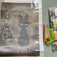 未使用品ダイアモンドアート2点& ビーズデコールキット1点セットの画像