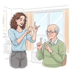手話動画の翻訳します