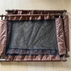 ベビーゲート　茶色　西松屋の画像