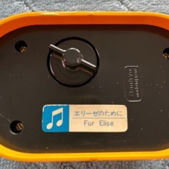 受話器置き オルゴール えんぴつメモスタンドありの画像