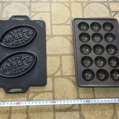 たこ焼き　小判型ワッフルプレート　取りに来ていただければ無料の画像