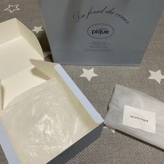 gelatopiquéジェラートピケ　ショッパーと箱セット
の画像