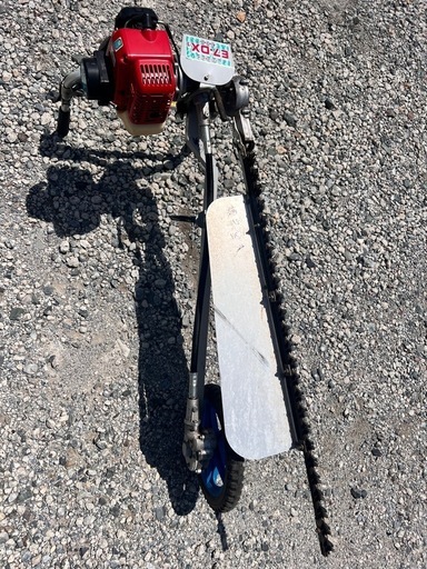 E7-DX1 落合 OCHIAI 自走型片面裾落し機 自走式 茶刈機 簡易動作確認済み