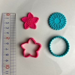 花模様クッキー型の画像