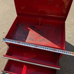 3段工具箱(レッド)の画像