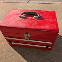 3段工具箱(レッド)
