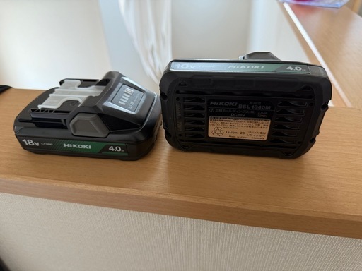 HiKOKI 18V 4A バッテリー　未使用品