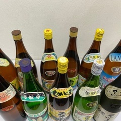 泡盛1800mlx11本セット/箱付 黒真珠43度・らん30度・照島30度・