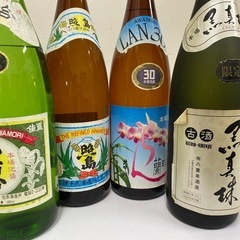 泡盛1800mlx11本セット/箱付 黒真珠43度・らん30度・照島30度・