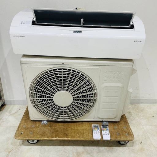 NC1480 動作品　日立　HITACHI エアコン　RAS-WM28JE7 2019年製　リモコン付属
