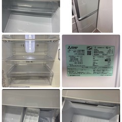 三菱 冷蔵庫 3ドア 美品の画像