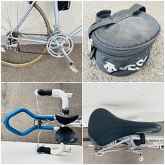 値下げ　su037 ロードバイク SHIMANO RX100 KALLOY selle master 自転車の画像