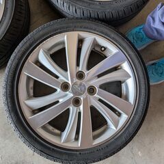 大洲市より　ダイハツ ムーブカスタム タント コペン キャスト 純正 16インチアルミホイール 165/50R16 タイヤ付き 4本セット ホイールセットの画像