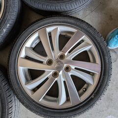 大洲市より　ダイハツ ムーブカスタム タント コペン キャスト 純正 16インチアルミホイール 165/50R16 タイヤ付き 4本セット ホイールセットの画像