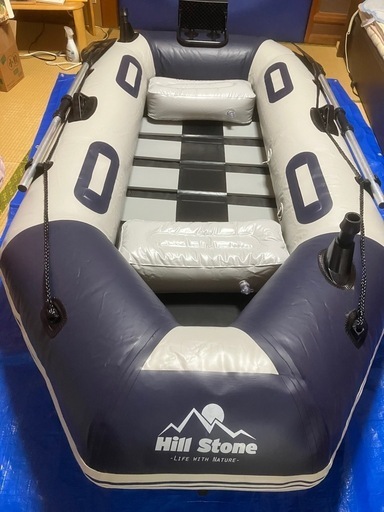 ゴムボートとエレキモーター